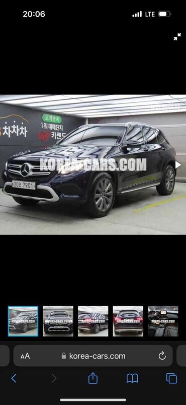 машина электронный: Mercedes-Benz GLC-class: 2019 г., 2 л, Автомат, Гибрид, Кроссовер
