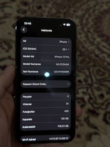 Apple iPhone: IPhone 13 Pro, 128 GB, Sierra Blue -da lalafo.az — 3 Apple iPhone: IPhone 13 Pro, 128 GB, Sierra Blue — 3