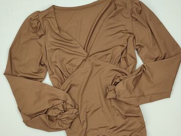 brązowe spodnie woskowane stradivarius: Shein, Sukienka damska, rozmiar M