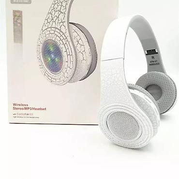 fly sl400m: Bluetooth bežične slušalice sa led didoama stn17 bele. bluetooth — 1