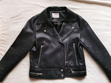 kozne jakne beograd: Zara, Leather jacket, 140-146