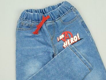 zara mom fit jeans: Spodnie jeansowe, 3-4 lat, 104, stan - Dobry