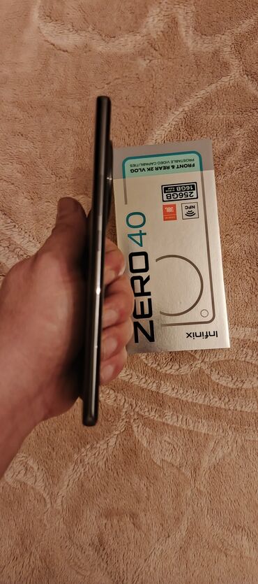 Infinix: Infinix Zero 40, 256 GB, rəng - Qara, Sensor — 6