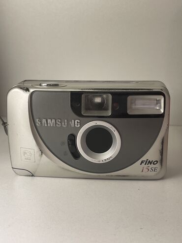 фотоаппарат instax: Винтажный пленочный фотоаппарат - Samsung Fino 15 SE (date) c ремешком