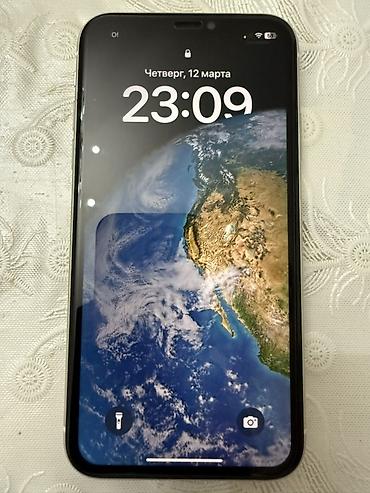 Apple iPhone: IPhone 11, Б/у, 128 ГБ, Белый, Зарядное устройство, Защитное стекло, Чехол, 77 % — 7