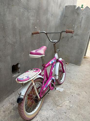 Uşaq velosipedləri: Uşaq velosipedi – 16” təkərli, qızlar üçün dizayn 📌"tek problem qabag — 4