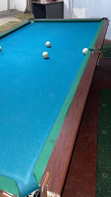 Бильярдные столы: Бильярдный стол ⭕️Продается срочно❗️❗️❗️ •Мраморный •10футов - — 8