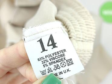 szare dresy: Spodnie materiałowe damskie, rozmiar XL — 4