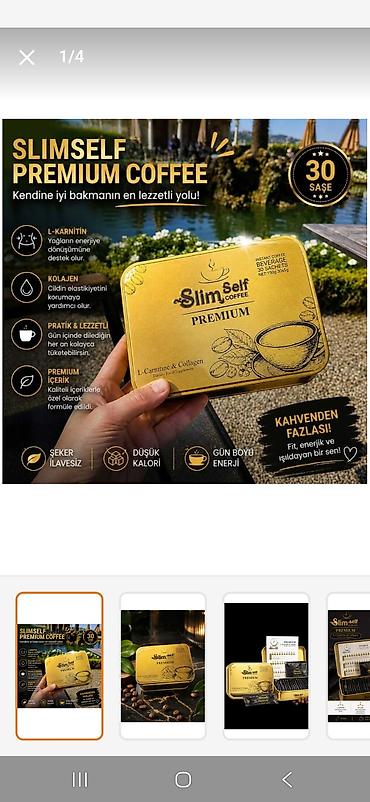 vip international кофе отзывы: SlimSelf Premium Coffee – L-Karnitin və Kollagenlə zəngin instant — 1