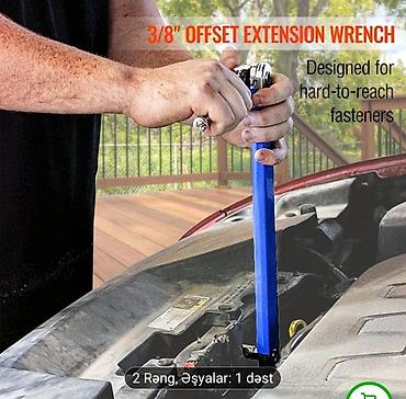 ratchet: Offset Extension Wrench – ofsetli uzatma açarı - Məqsəd: dar və — 8