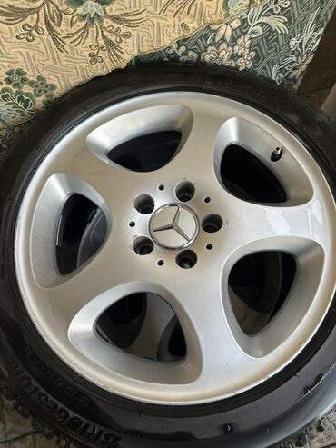 сколько стоят зимние шины на машину: Колеса в сборе 225 / 50 / R 17, Всесезонная, Б/у, 1 шт, Легковые, Литые, отверстий - 5