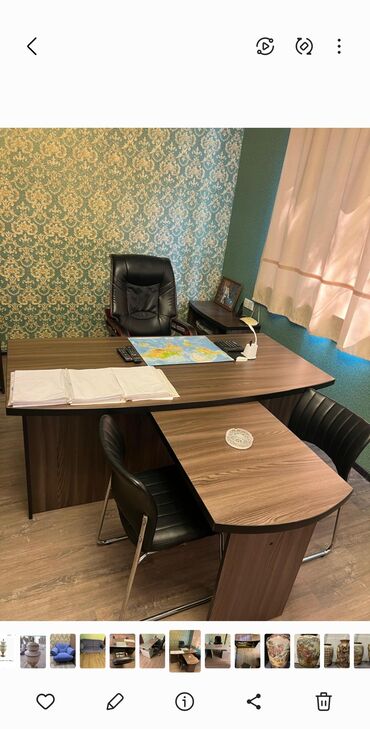 Ofis ücün mebel divan kreslo böyük ofis stolu orta ofis stolu ideal