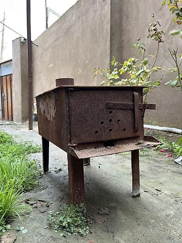 pec qiyməti: Metal soba satılır. Qalın metaldan hazırlanmış, ayaqlı konstruksiyaya — 1