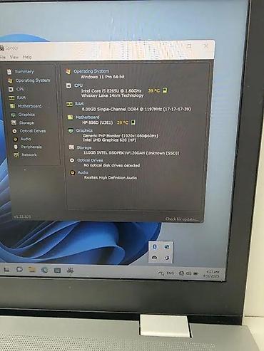 HP: Hp Probook 8GB SSD Hdmi Procesor I5 8TH FHD. > > Prodajem Hp — 9