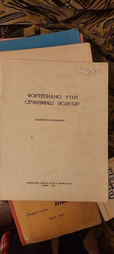 Kitablar və jurnallar: Musiqi dərslikləri və not toplusu – fortepiano və solfecio Məzmun — 8
