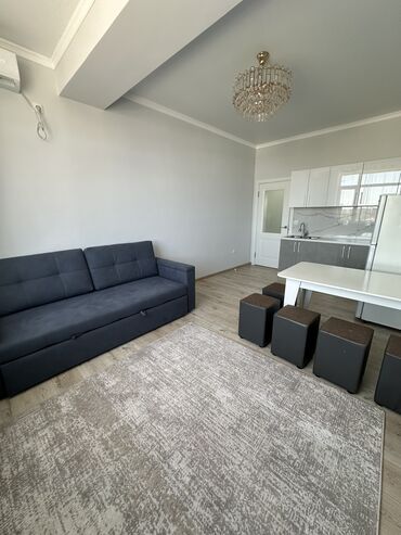 квартира на аренду в бишкеке: 1 комната, 42 м², Элитка, 8 этаж, Евроремонт