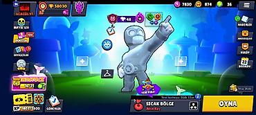 idman qida: Brawl Stars hesabı – yüksək göstəricilərlə - Kupa: 58,030 (rekord — 2