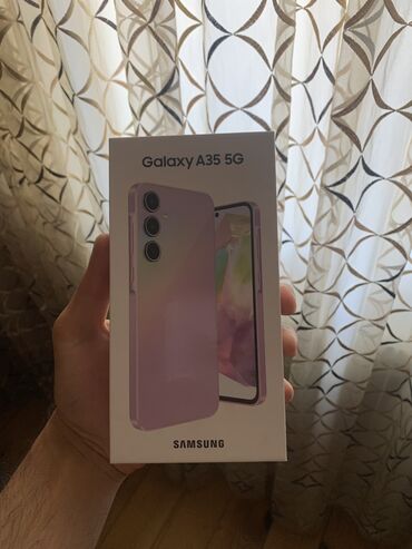 samsung galaxy a5 2016 ekran: Samsung Galaxy A35, 256 GB, rəng - Çəhrayı, İki sim kartlı, Face ID, Barmaq izi