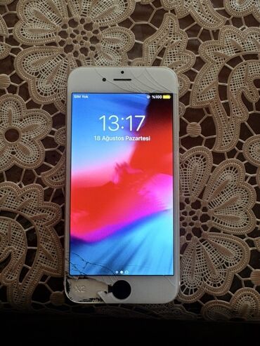 iphone 16 e satış: IPhone 6, 16 ГБ, Золотой, Битый