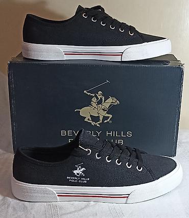 goroteks patike: Beverly Hills Polo Club muške patike – crne platnene tenisice sa — 1