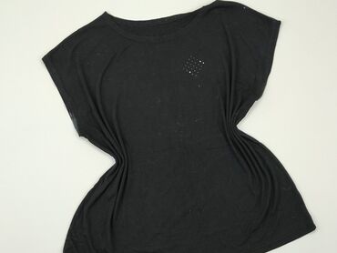 długi czarne t shirty: T-shirt, 4XL, stan - Dobry