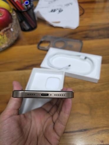 apple ikinci el: IPhone 16 Pro Max, Natural Titanium, Face ID — 3