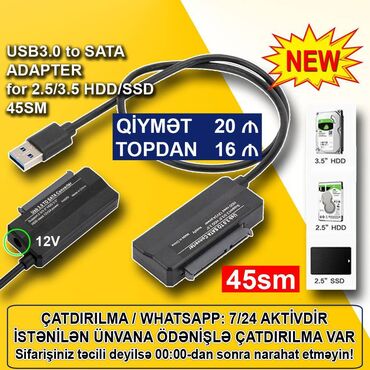 4 k hdmi kabel: USB Adapterlər 🚚Metrolara və ünvana çatdırılma var, ❗ÖDƏNİŞLİDİR❗