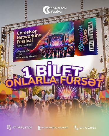 daya isi: Comelson Festivalı Azərbaycanda ilk dəfə keçirilir! ✨ Festivalda bir — 3