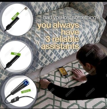 Mobil telefonlar üçün digər aksesuarlar: Endoskop kamera diametr 5,5mm,ve 7mm kabel 1,2,3 ve 5 metr yuksek — 20