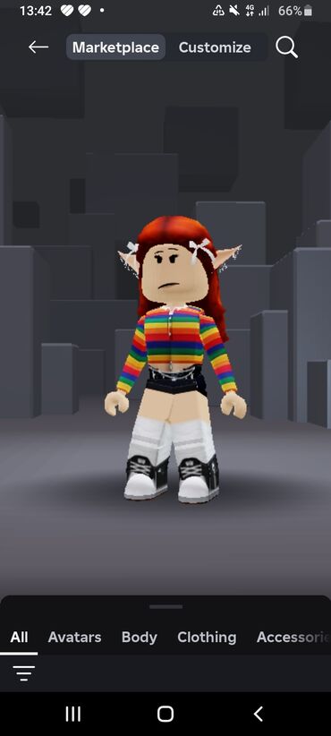 домик для кукол: Представляем уникальный аватар Roblox, выполненный в стиле эльфа с