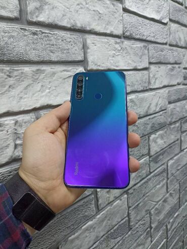 Xiaomi: Xiaomi Redmi Note 8, 32 GB, rəng - Göy, 
 Barmaq izi, Zəmanət, İki sim kartlı