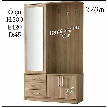 200: Dəhliz üçün funksional paltar asılqanı və dolab dəsti - Ölçü — 1
