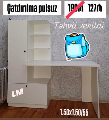 письменный стол: *Yazı masası / iş masası* _*ENDİRİMLƏ*_ Qiymət : *127₼* ➡️Məhsul yeni