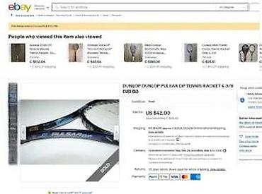 Rekviziti za vežbanje: Dunlop Pulsar DP teniski reket + originalna futrola - Brend/model — 11
