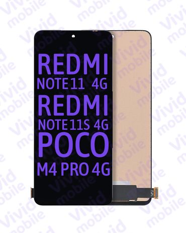 Telefon ekranları: Ekran Xiaomi Redmi Note 11 4G / Note 11S 4G / Note 12S / Poco M4 Pro