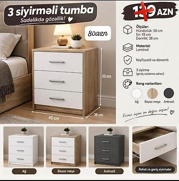 siyirmeli: 3 siyirməli tomba – sadə və funksional dizayn Məhsul təsviri: - 3 — 1