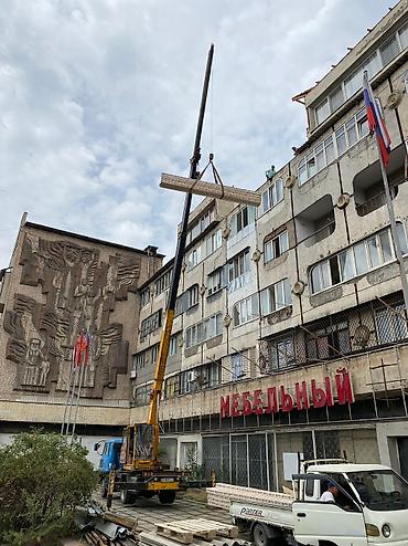 Услуги автокрана: Кран услуга 5-этажга жук которобуз Тар жерлерге кирип которобуз 500 — 7