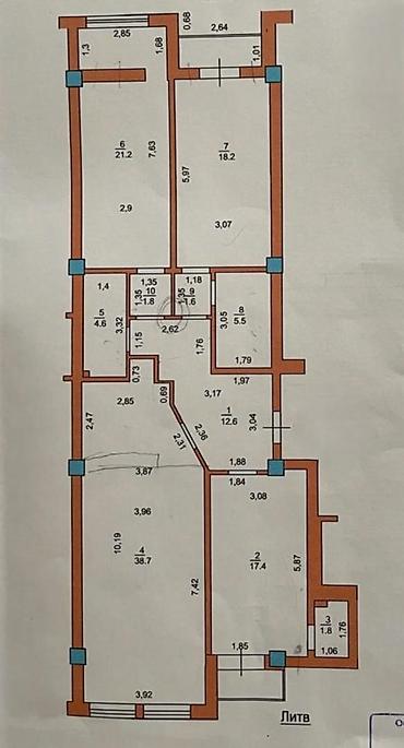 Продажа квартир: 3 комнаты, 123 м², Элитка, 1 этаж, Дизайнерский ремонт — 12