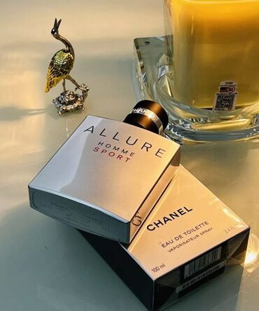 kişi gödəkcələri: CHANEL ALLURE homme sport 100ml Dinamik Fresh parfum beyler ucun super