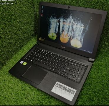 асер: Ноутбук, Acer, 8 ГБ ОЗУ, Intel Core i3, 15.6 ", Б/у, Для работы, учебы, память SSD