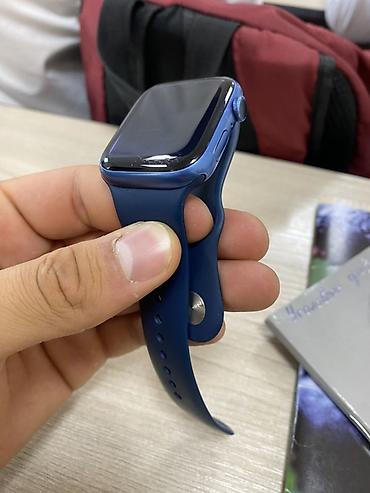 apl: АКБ 83% Смарт‑часы Apple Watch (алюминий, цвет Blue) с синим — 4