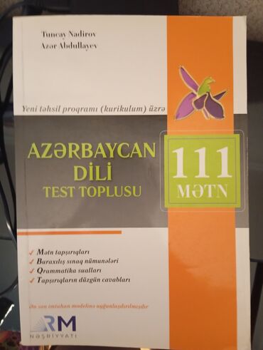 nərgiz nəcəf əl yazmaları pdf: Məhsul: “Azərbaycan dili – Test Toplusu (111 mətn)” kitabı Müəlliflər
