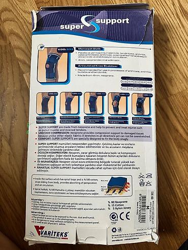 Ортезы: Menteşəli Dizlik – Super Support Ölçü: M Material: 4 mm neopren — 3