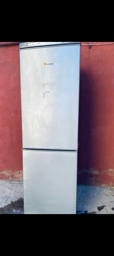 mebel ici sobalar: İşlənmiş 2 qapılı Soyuducu Satılır, rəng - Ağ
