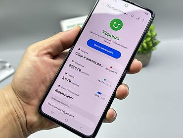 Уюлдук телефондор жана аксессуарлар: Samsung Galaxy Z Flip 3, Колдонулган, 256 ГБ, түсү - Көк, 2 SIM, eSIM — 9