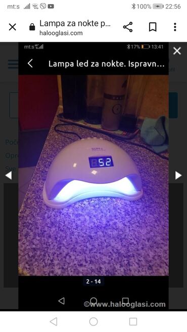 UV i LED lampe za nokte: Lampa na diode kao nova za nokte
Ispravna 

 Mirjevo — 6