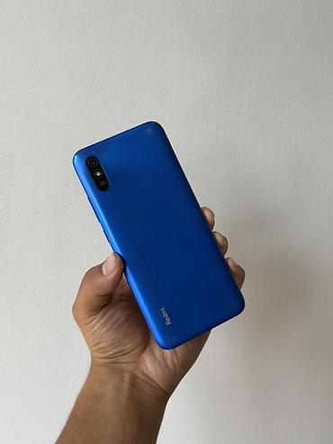 Уюлдук телефондор жана аксессуарлар: Redmi, Redmi 9A, Колдонулган, 32 ГБ, түсү - Көк, 2 SIM — 2