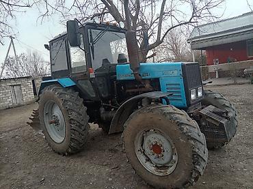 boyuk masinlar: Belarus MTZ 1221 təkərli traktor + asqıda torpaq frezesi/torpaq — 3
