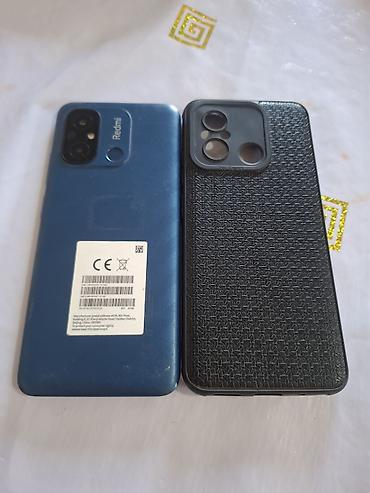 ми 12 х: Redmi, Redmi 12C, Б/у, 64 ГБ, цвет - Синий, 2 SIM — 1