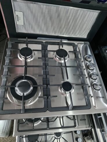 qaz pecleri yeni: Qaz peç ÇETİNKAYA 4 gözü qaz Qalin çuğun turbo göz Paslanmayan polad
